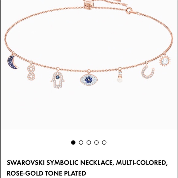 Swarovski multi charm necklace Swarovski multi charm necklace